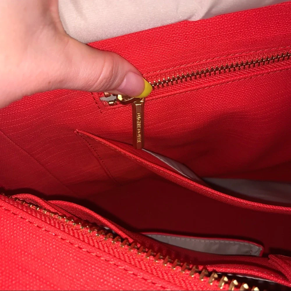 Dagne Dover 15” Tote - Vermilion - Picture 11 of 11